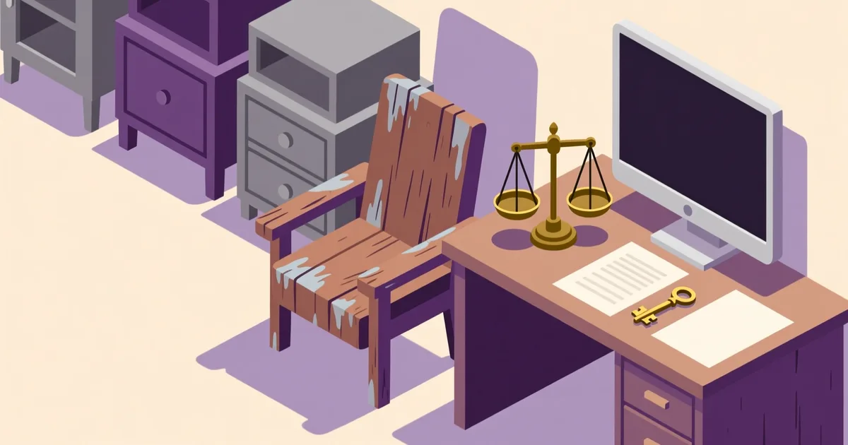 Illustration for the guide: How do consumer rights apply when you buy used furniture in Ukraine?