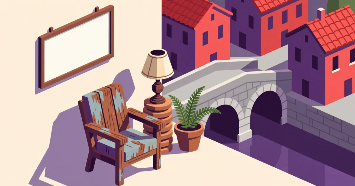Ilustrace k průvodci: Použitý nábytek v Praze: čtvrti, ceny a kde hledat