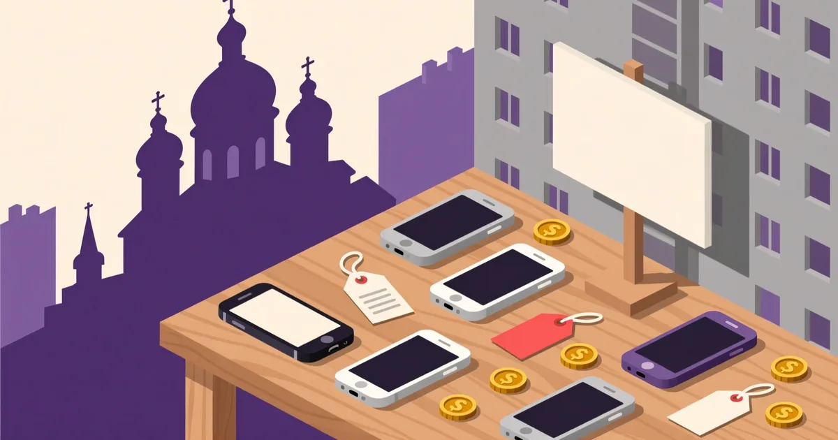 Иллюстрация к материалу: Сколько стоят б/у телефоны в Киеве и от чего зависит цена