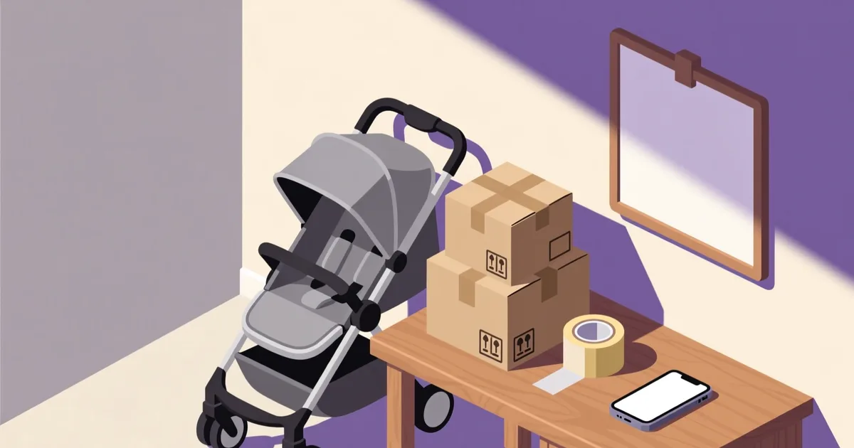Illustration for the guide: How to sell a used stroller in Slovenia fast