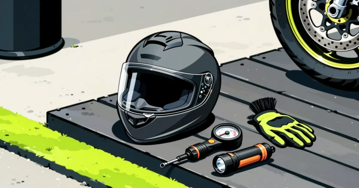 Ilustrace k průvodci: Jak zkontrolovat ojetou motorku a bezpečně koupit: kontrolní seznam